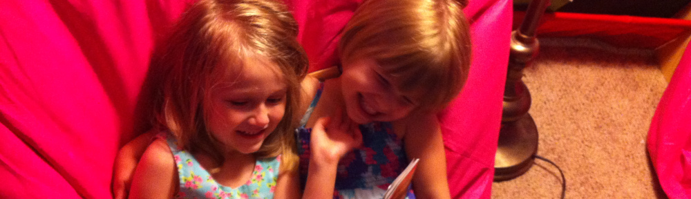 Emma and Sophia reading