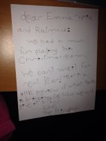 Princesses letter