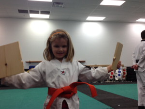 Orange belt!