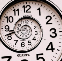 swirling clock